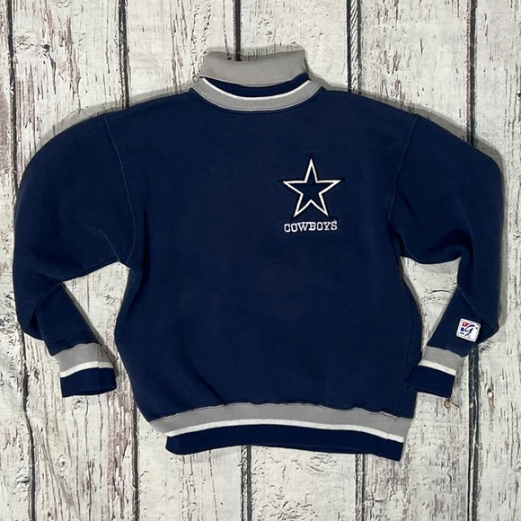Dallas Cowboys VTG 1990s NFL Football The Game Sweatshirt Kids Youth Boys - Picture 1 of 5